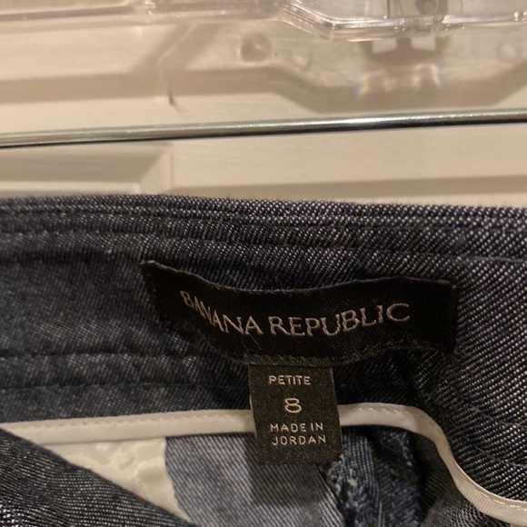 Banana Republic sloan ankle straight dark denim pant - Picture 4 of 6